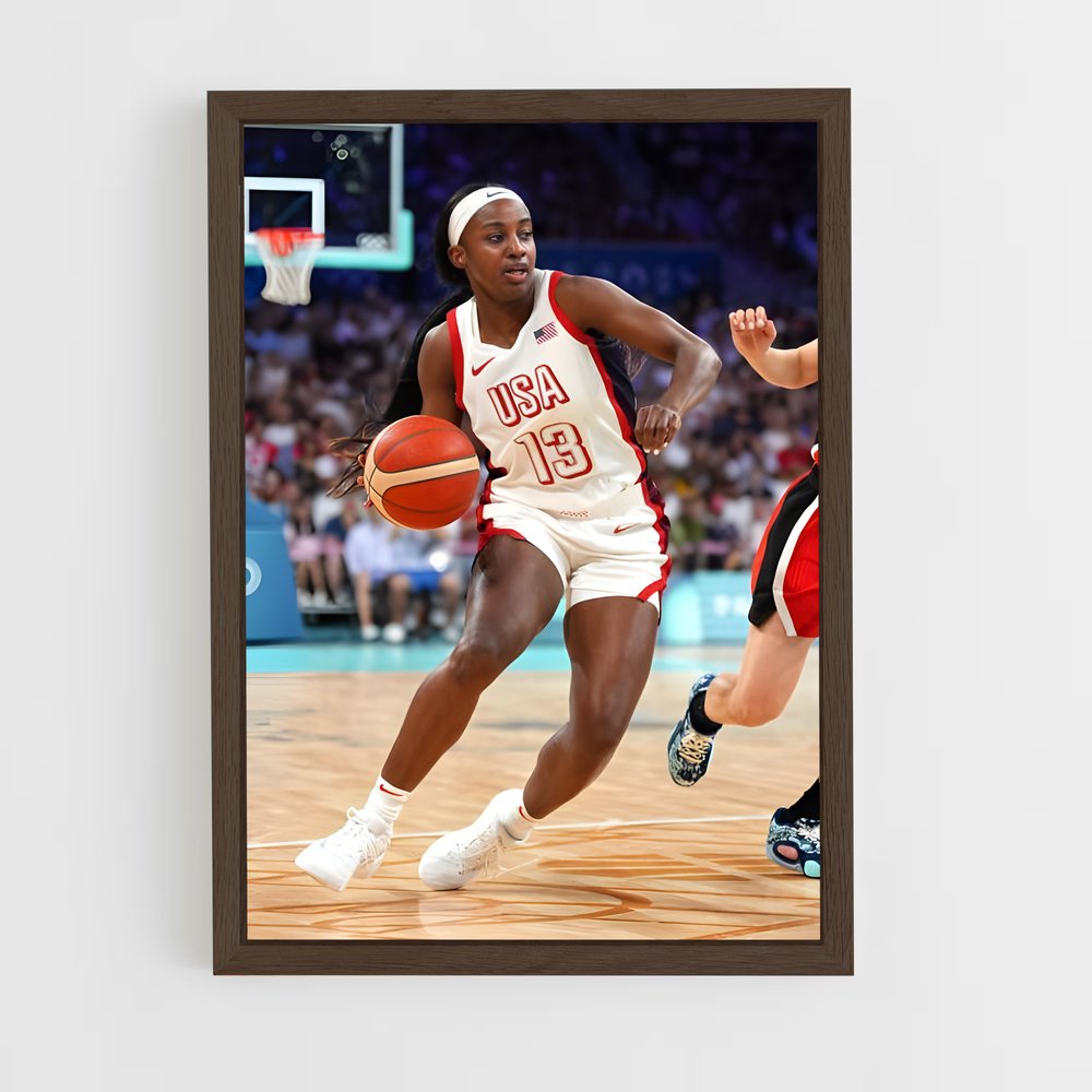 Poster L'Élan de Jackie – affiche Basketball (vue 5)